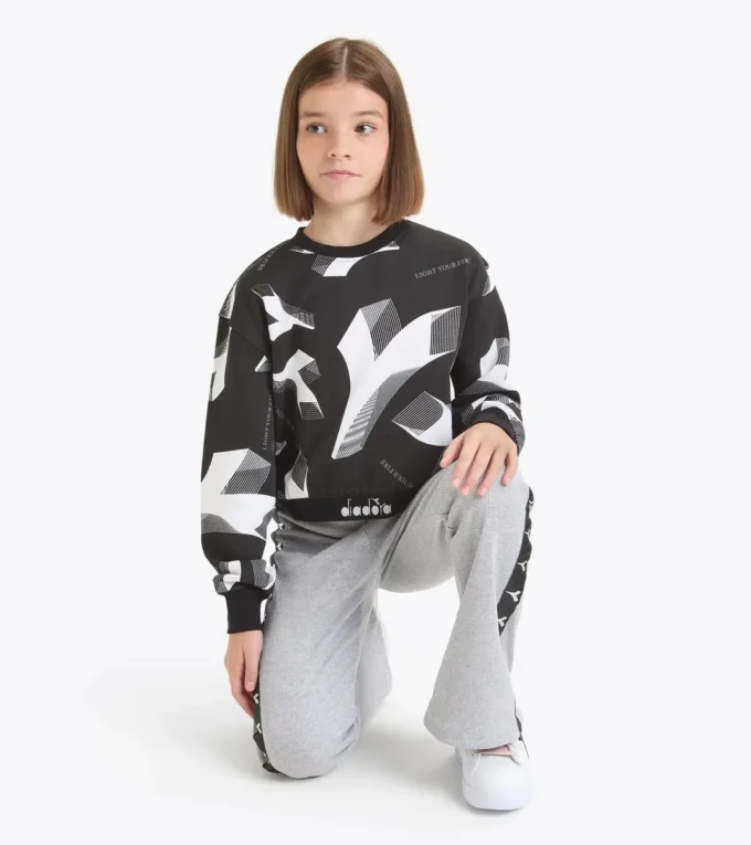 Jg. Sweatshirt Crop Aop Hanorac cropped – Fete Jg. Sweatshirt Crop Aop Hanorac cropped – Fete