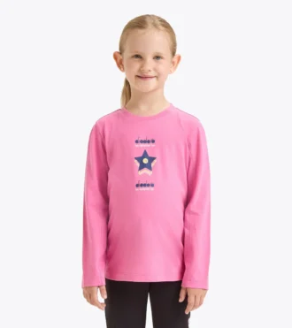 Jg. T-Shirt Ls Logo Tricou cu mâneci lungi – Fete