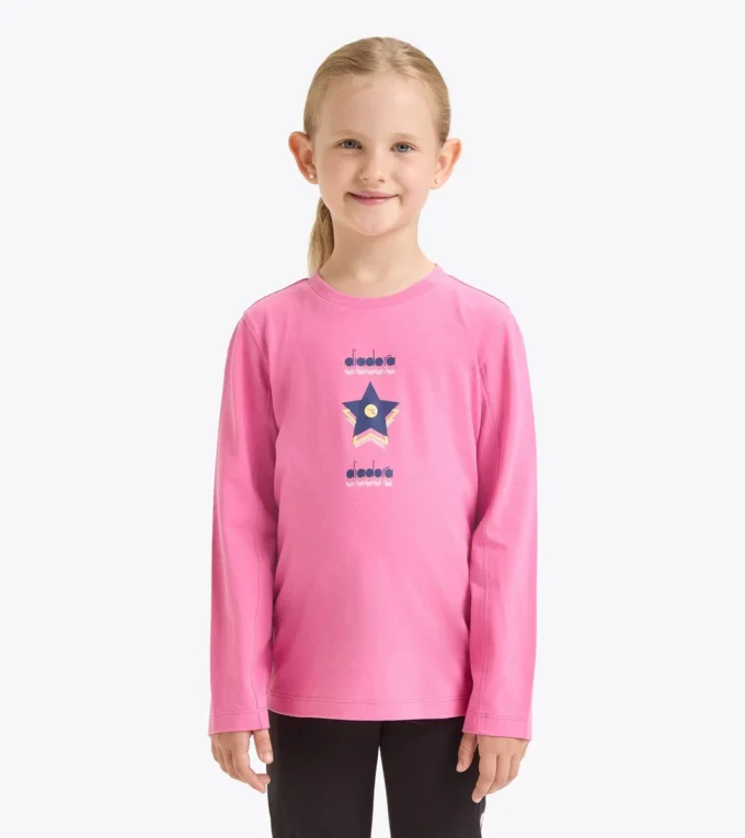 Jg. T-Shirt Ls Logo Tricou cu mâneci lungi – Fete Jg. T-Shirt Ls Logo Tricou cu mâneci lungi – Fete