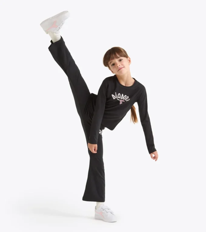 Jg. T-Shirt Ls Logo Tricou cu mâneci lungi – Fete Jg. T-Shirt Ls Logo Tricou cu mâneci lungi – Fete