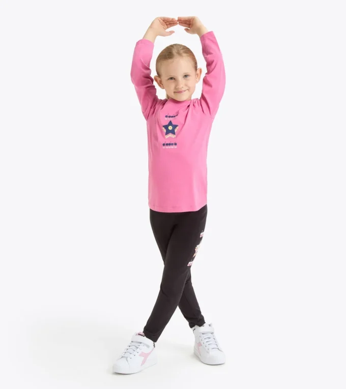 Jg. T-Shirt Ls Logo Tricou cu mâneci lungi – Fete Jg. T-Shirt Ls Logo Tricou cu mâneci lungi – Fete