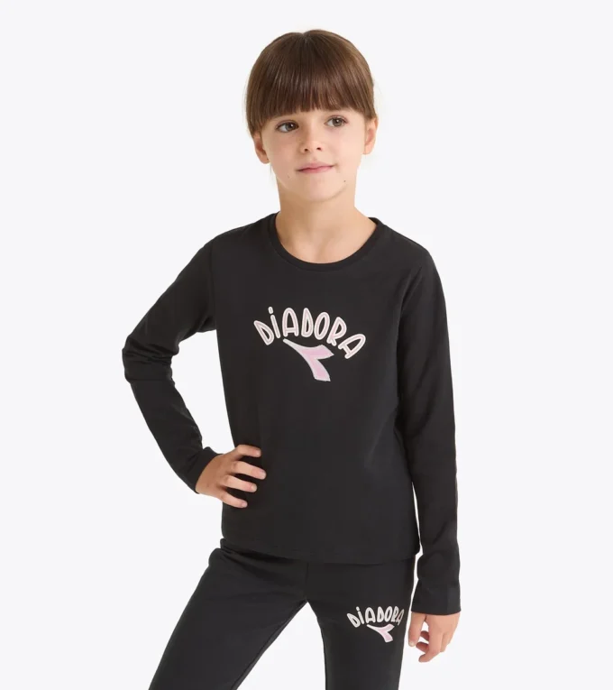 Jg. T-Shirt Ls Logo Tricou cu mâneci lungi – Fete Jg. T-Shirt Ls Logo Tricou cu mâneci lungi – Fete