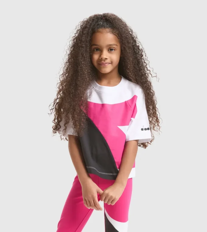 Jg.T-Shirt Ss Power Logo Tricou sport din bumbac – Fete Jg.T-Shirt Ss Power Logo Tricou sport din bumbac – Fete