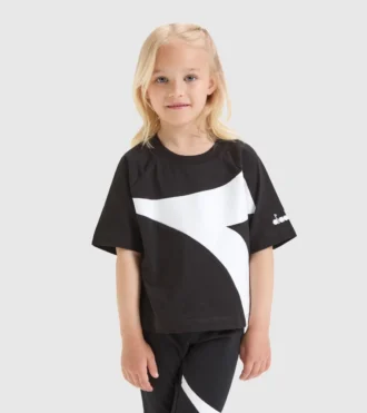 Jg.T-Shirt Ss Power Logo Tricou sport din bumbac – Fete
