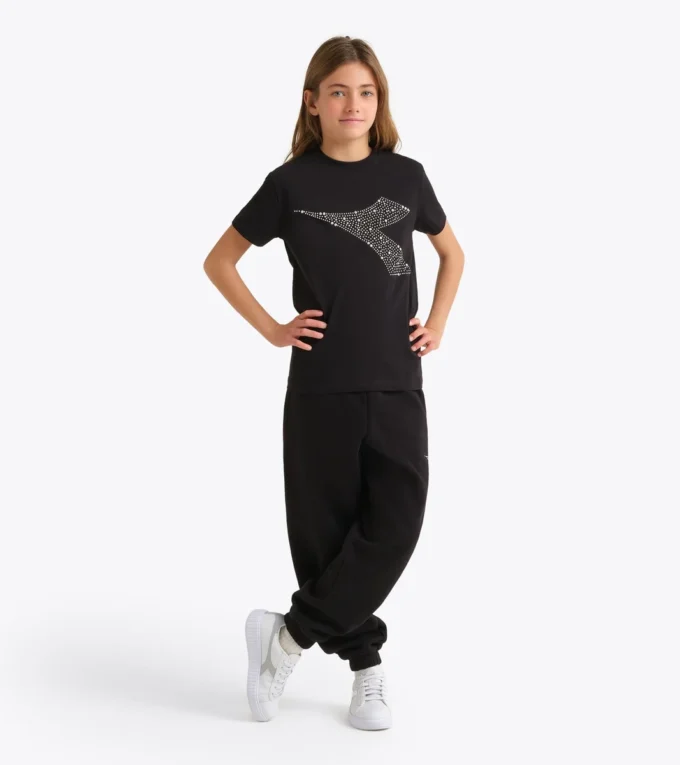 Jg. T-Shirt Ss Rhinestone T-shirt – Fete Jg. T-Shirt Ss Rhinestone T-shirt – Fete