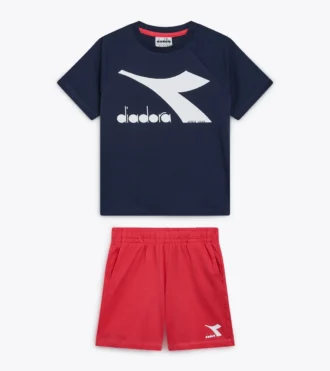 Ju. Set Ss Core Set sport – Tricou și pantaloni scurți – Unisex – Băieți și fete