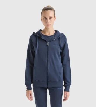 L. Hoodie Fz Mii Hanorac cu glugă – Fabricat în Italia
