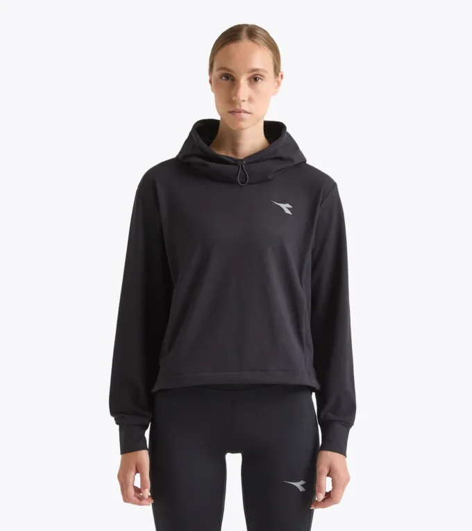 L. Jersey Pullover Hoodie Run Crew Hanorac din jersey pentru după antrenament L. Jersey Pullover Hoodie Run Crew Hanorac din jersey pentru după antrenament