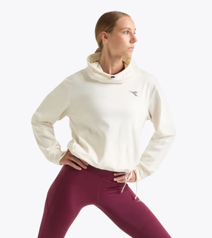 L. Jersey Pullover Hoodie Run Crew Hanorac din jersey pentru după antrenament L. Jersey Pullover Hoodie Run Crew Hanorac din jersey pentru după antrenament