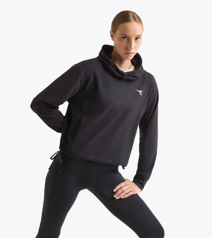 L. Jersey Pullover Hoodie Run Crew Hanorac din jersey pentru după antrenament L. Jersey Pullover Hoodie Run Crew Hanorac din jersey pentru după antrenament