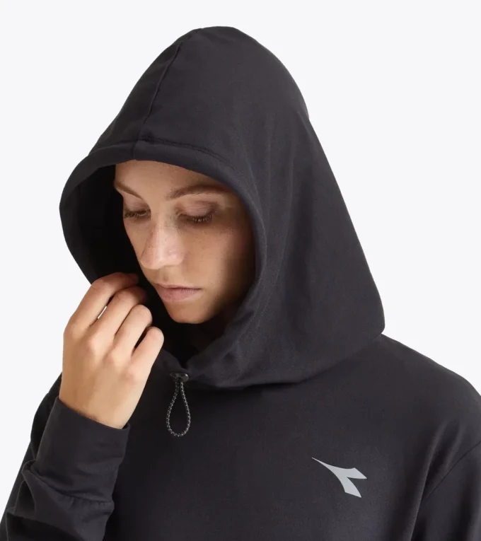 L. Jersey Pullover Hoodie Run Crew Hanorac din jersey pentru după antrenament L. Jersey Pullover Hoodie Run Crew Hanorac din jersey pentru după antrenament