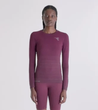 L. Ls Tricou Stratouno Tricou tehnic cu mâneci lungi, pentru controlul temperaturii – Alergare