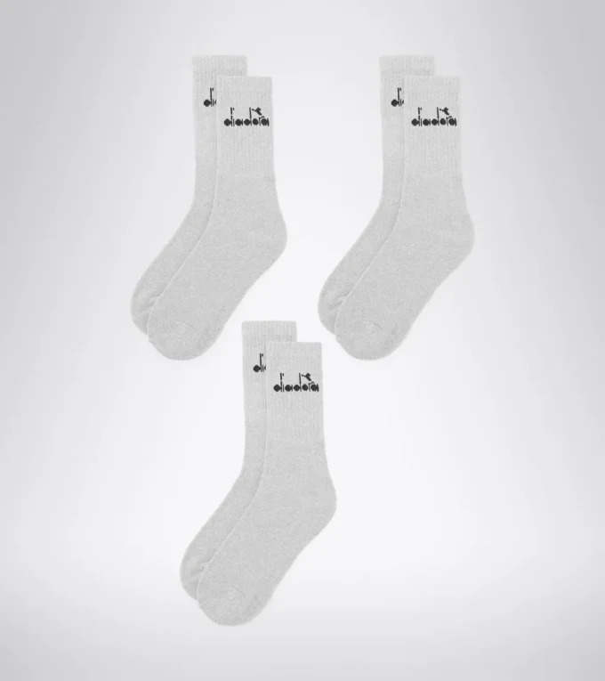 Șosete U.Mid, pachet de 3 bucăți Pachet de șosete medii – Trei perechi – Unisex