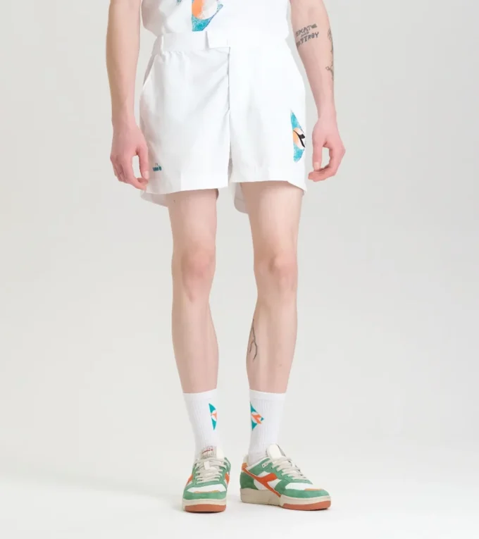 Pantaloni scurți Tennis 90 Pantaloni scurți inspirați din anii ’90 – Fabricați în Italia