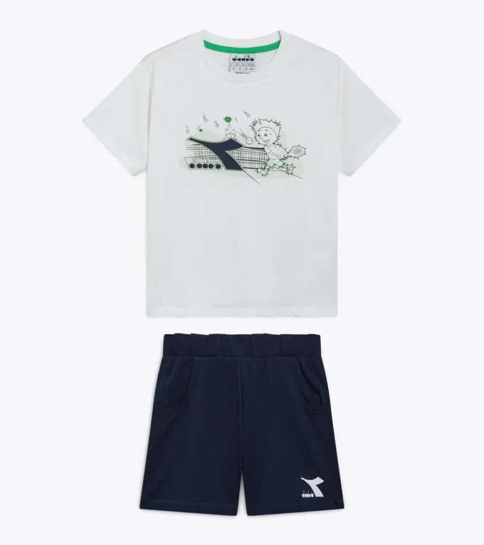 Setul Jb. Set Ss Riddle Set sport – Tricou și pantaloni scurți – Băieți Setul Jb. Set Ss Riddle Set sport – Tricou și pantaloni scurți – Băieți