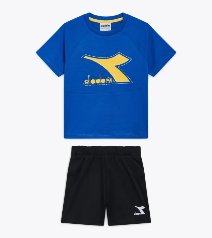 Setul Jb. Set Ss Riddle Set sport – Tricou și pantaloni scurți – Băieți Setul Jb. Set Ss Riddle Set sport – Tricou și pantaloni scurți – Băieți