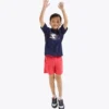Setul Jb. Set Ss Riddle Set sport – Tricou și pantaloni scurți – Băieți Setul Jb. Set Ss Riddle Set sport – Tricou și pantaloni scurți – Băieți