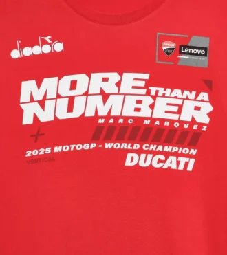 Tricou Ducati Campione Mgp25 Tricou aniversar | diadora X Ducati Corse Tricou Ducati Campione Mgp25 Tricou aniversar | diadora X Ducati Corse