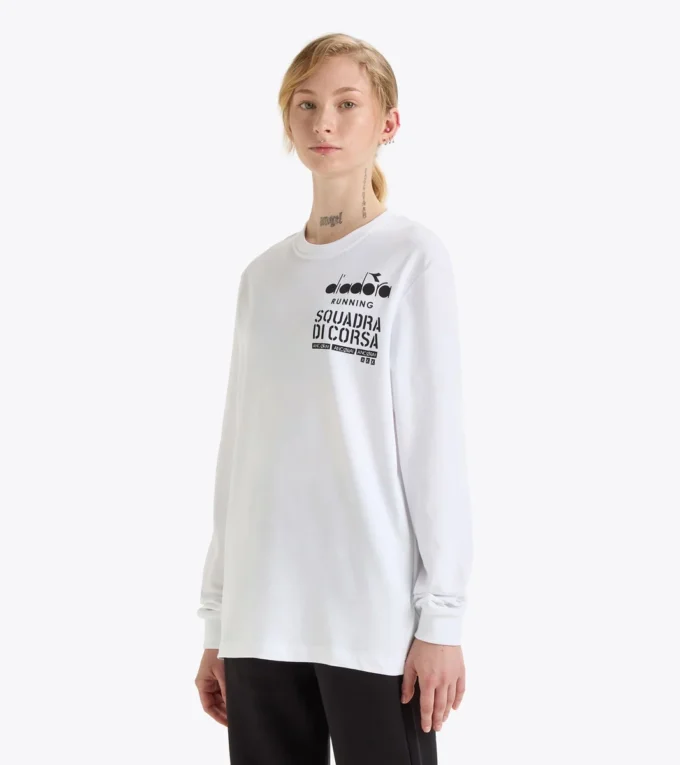 Tricou Ls Squadra Di Corsa Squadra di Corsa Tricou cu mâneci lungi – Bumbac reciclat – Unisex Tricou Ls Squadra Di Corsa Squadra di Corsa Tricou cu mâneci lungi – Bumbac reciclat – Unisex