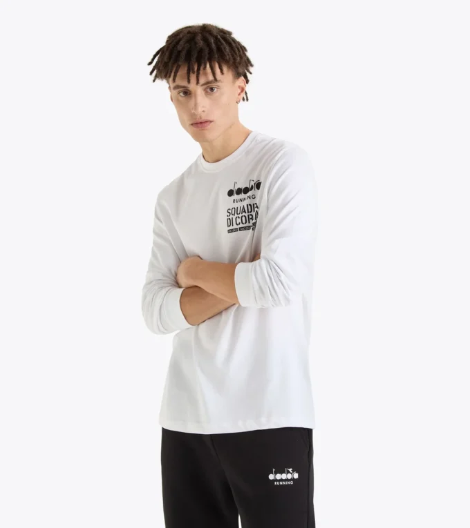 Tricou Ls Squadra Di Corsa Squadra di Corsa Tricou cu mâneci lungi – Bumbac reciclat – Unisex Tricou Ls Squadra Di Corsa Squadra di Corsa Tricou cu mâneci lungi – Bumbac reciclat – Unisex