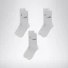 U. Mid Plain Socks 3-Pack Pachet de șosete medii – Trei perechi – Unisex