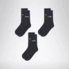 U. Mid Plain Socks 3-Pack Pachet de șosete medii – Trei perechi – Unisex